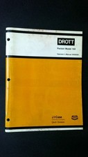 Drott Poclain Model 160 Operator's Manual S406300 Vintage Equipment Guide