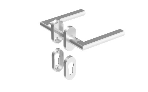 Poignée porte acier inox - poignée,