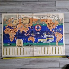 Planisphere Chocolat Menier Le