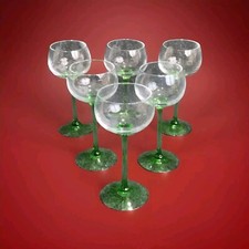 Lot 6 Verres Ballons Alsace En Cristal  Vin Apéritif Etc
