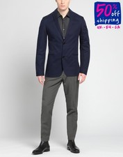 RRP€380 ZADIG & VOLTAIRE Blazer Jacket FR46 US40 L Single-Breasted Blue