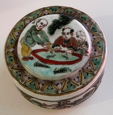 Chine boite porcelaine