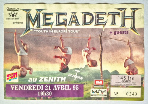 Megadeth paris zenith - megadeth,