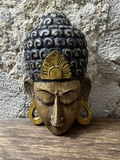Masque Bouddha en Bois