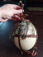 ART AFRICAIN ANCIEN OEUF D