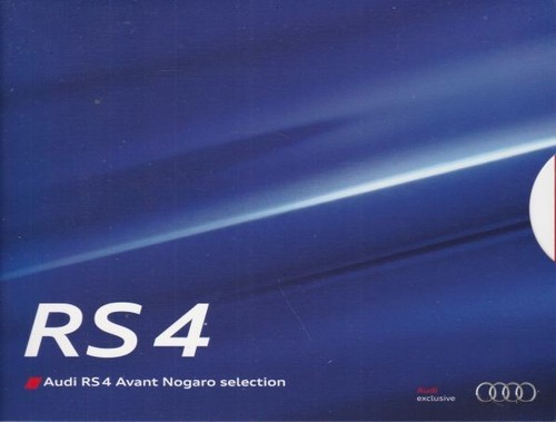 Catalogue brochure audi rs4 - audi,