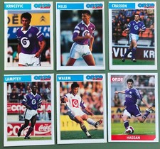 RARE FOOTBALL CARD 6 FICHES