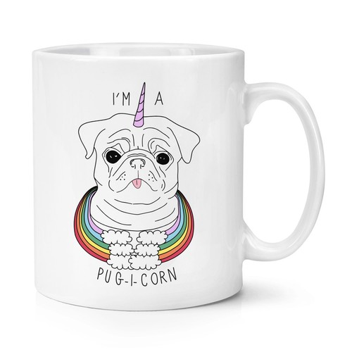 Pugicorn arc en - i'm, arc-en-ciel