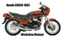 HONDA CX650 C 1983 WORKSHOP MANUAL - PDF Files
