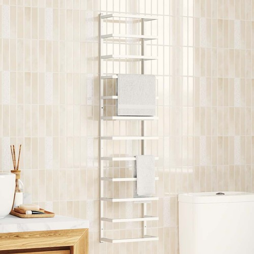 Porte serviette blanc - blanc, 24x12x96