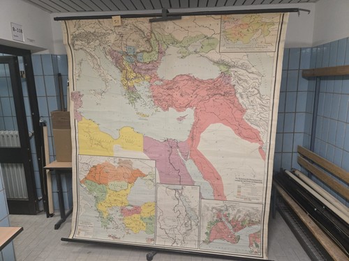 Carte murale scolaire histoire - murale,