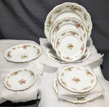 Johann Haviland "Moss Rose" 25 Pc Set Service For 5 Bavaria Fine China Excellent