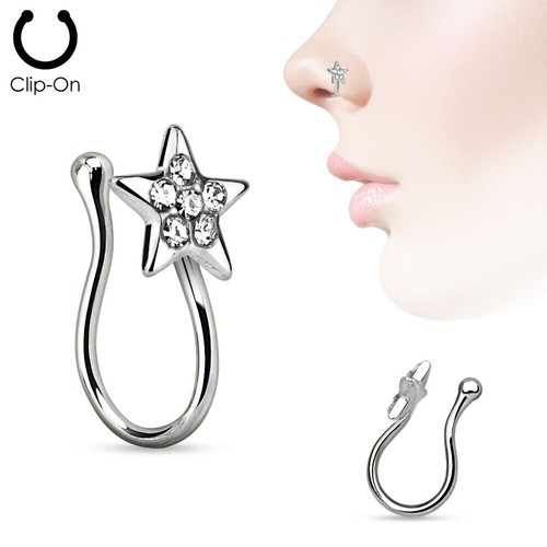 Faux piercing nez - , en