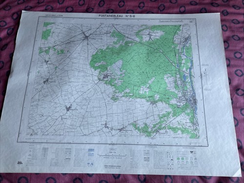 Carte fontainebleau nº - carte, au
