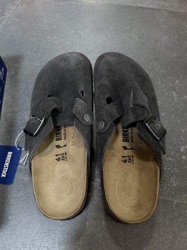 Birkenstock boston charcoal - birkenstock,