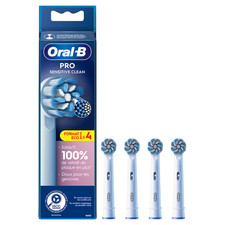 Pack 4 Brossettes Oral-B Pro Sensitive Clean pour Brosse à dents électriques