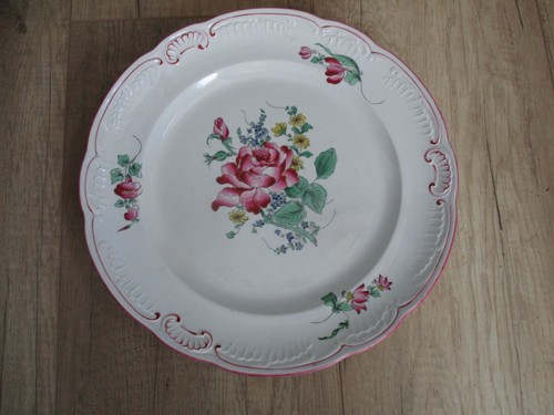 Plat rond louis decor - plat,