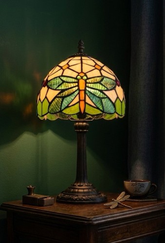 Lampe style tiffany - lampe, artisanale