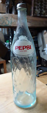 Pepsi-Cola Bottle | France 75 Cl Thick Glass | 1960's Vintage *empty