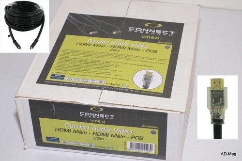 Câble ampli hdmi plaqué - hdmi,