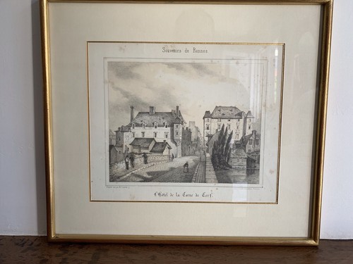 Gravure souvenirs rennes - gravure, de