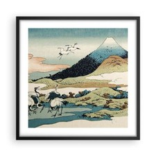 Affiche Poster 50x50cm Tableaux Image Photo Japon Grues Image Wall Art