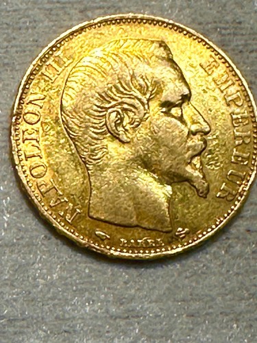 Pièce napoléon or - 20, fr