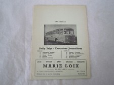 DEPLIANT 1958 BRUXELLES