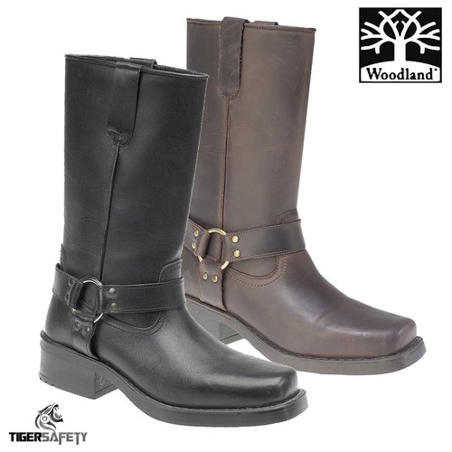 Bottes cuir western harley - en,