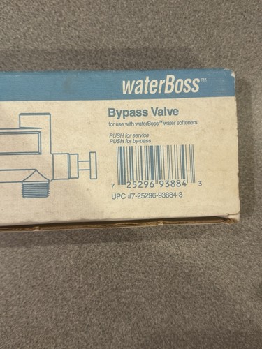 Water boss bypass - boss,