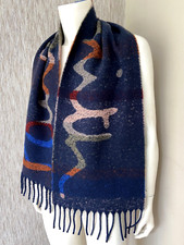 Écharpe Réversible À Rayures Logo Paul Smith Fabriquée En Italie BNWT