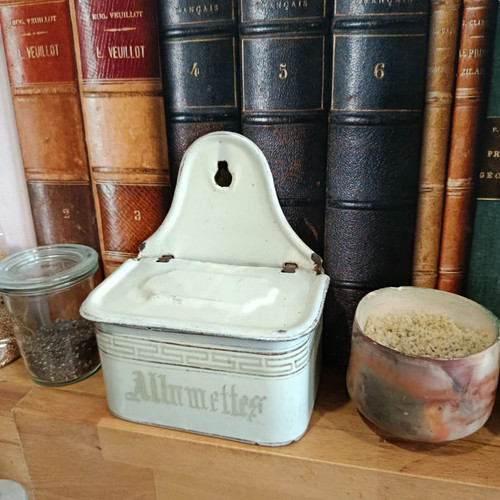 Boîte allumettes ancienne - à,