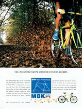 1991 Advertising 099 MBK MOUNTAIN BIKE ROCKFIGHTER POWER FRAME AD