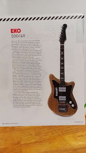 Eko 500 guitar vintage - guitar,