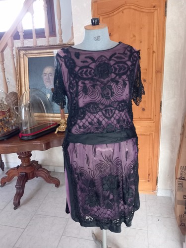Robe soirée ancienne - soirée, art