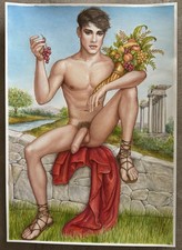 Aquarelle Originale Du Peintre