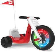 Romper Electric Tricycle for Kids 3+ Years, 24V Toy 3-6 MPH Max Speed & 45 Mins 
