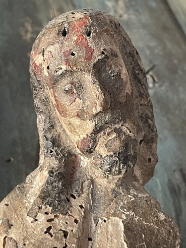 Ancien christ bois - ancien,