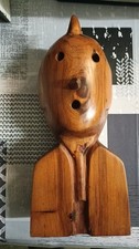 Wooden Tintin Bust 30cm - Handmade - - See Photos!!!
