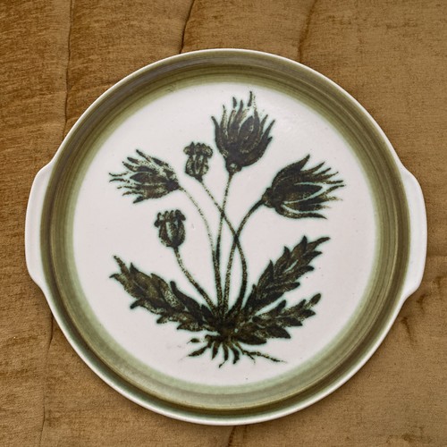 Plat gateau grès - plat, À