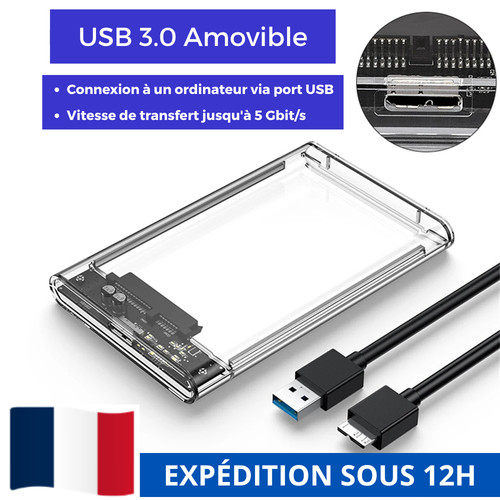 Boîtier disque dur usb - 2.5",