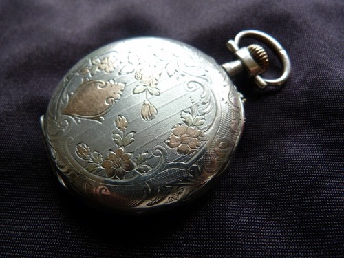 Montre gousset argent - de,