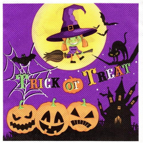 Serviettes papier halloween - serviettes,