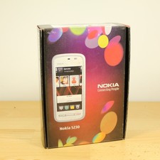 Rare Vintage Nokia 5230 Smartphone White Collectible In Box Global Sealed