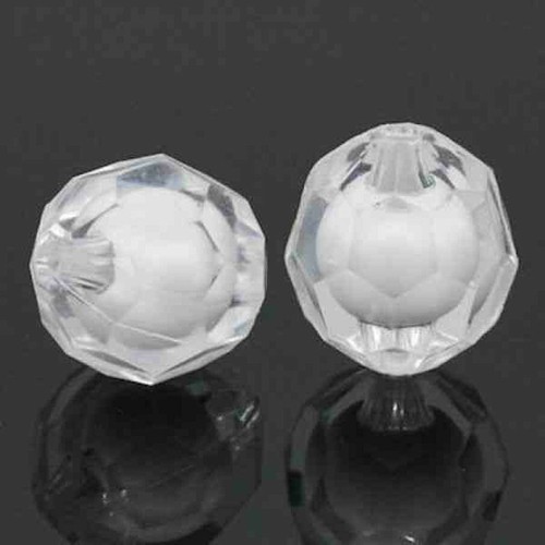 Perles acrylique boule - 10,