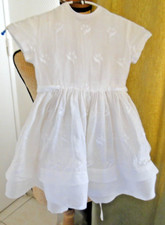 Robe fille blanche voile