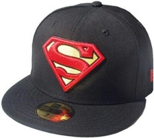 New Era Superman Noir Rouge
