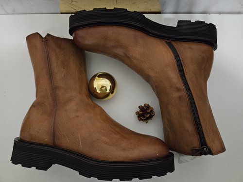 Bottines sturlini cuir marron - bottines,