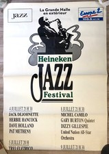 JAZZ FESTIVAL - ORIGINAL CONCERT POSTER - 118 x 170 cm - VERY RARE - 1991