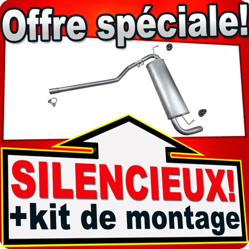 Silencieux arriere pour fiat - arriere,